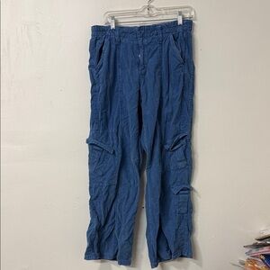 BDG Blue Cargo Pants Y2K cargo